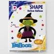 balon foliowy czarownica w kapeluszu betallic 45 shp