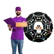 balon foliowy czaszka w pajeczynie opalizujacy amscan 18 rnd