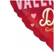 balon foliowy czerwone serce satynowe dekoracja na walentynki happy valentines day 18 cali