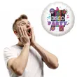 balon foliowy dekoracja disco party retro lata 80 te impreza hipiska w stylu dawnych lat potancowka