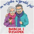 balon foliowy dekoracja na dzien babci i dziadka na wszelki wypadek serce bialy 18