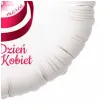balon foliowy dekoracja na dzien kobiet 8 marca gerbery bialy 18 rnd