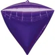 balon foliowy diament fioletowy amscan 17 dmz