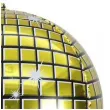 balon foliowy disco jix zloty 22 rnd
