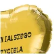 balon foliowy dla najwspanialszego nauczyciela zloty 18 hrt