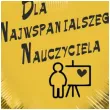 balon foliowy dla najwspanialszego nauczyciela zloty 18 hrt