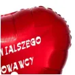 balon foliowy dla najwspanialszego wychowawcy czerwony 18 hrt