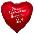 balon foliowy dla najwspanialszej nauczycielki czerwony 18 hrt