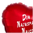 balon foliowy dla najwspanialszej nauczycielki czerwony 18 hrt