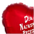 balon foliowy dla najwspanialszej przedszkolanki czerwony 18 hrt