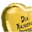 balon foliowy dla najwspanialszej przedszkolanki zloty 18 hrt