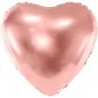 balon foliowy duze serce rozowo zloty partydeco 28 hrt