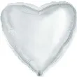 balon foliowy duze serce srebrny flexmetal 32 hrt