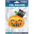balon foliowy dynia i czarny kot pomaranczowy partypal 25 shp