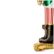 balon foliowy dziadek do orzechow zielony partydeco 33 shp