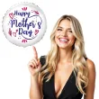 balon foliowy dzien matki bialy flexmetal 18 rnd