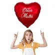 balon foliowy dzien matki czerwony 18 hrt