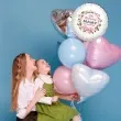 balon foliowy dzien matki dla najlepszej mamy bialy 18 rnd