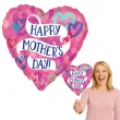 balon foliowy dzien matki happy mothers day kolorowe serca amscan 18 hrt
