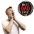balon foliowy dzien ojca best dad ever qualatex 18 rnd