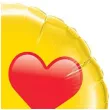balon foliowy emotka z serduszkami zolty qualatex 28 rnd