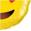 balon foliowy emotka z serduszkami zolty qualatex 28 rnd