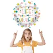 balon foliowy every year life gets more colorful folat 18 rnd