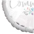 balon foliowy first communion dekoracja na komunie swieta bialy 18 rnd