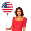 balon foliowy flaga usa boland 18 rnd