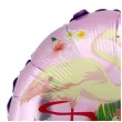 balon foliowy flamingi w kwiatach fioletowy jasny oem 18 rnd