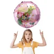 balon foliowy flamingi w kwiatach rozowy jasny oem 18 rnd