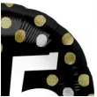 balon foliowy glossy 25 urodziny czarny folat 17 rnd