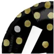 balon foliowy glossy 40 urodziny czarny folat 17 rnd
