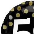 balon foliowy glossy 50 urodziny czarny folat 17 rnd