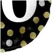 balon foliowy glossy 60 urodziny czarny folat 17 rnd