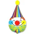 balon foliowy glowa klauna kolorowy flexmetal 24 shp