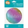 balon foliowy gratulacje ombre godan 18 rnd