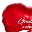 balon foliowy gratulacje z okazji obrony magistra czerwony 18 hrt