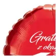 balon foliowy gratulacje z okazji obrony magistra czerwony 18 rnd