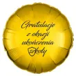 balon foliowy gratulacje z okazji ukonczenia szkoly zloty 18 rnd