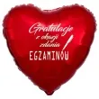 balon foliowy gratulacje z okazji zdania egzaminow czerwony 18 hrt