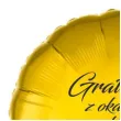 balon foliowy gratulacje z okazji zdania egzaminow zloty 18 rnd