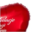 balon foliowy gratulacje z okazji zdania matury czerwony 18 hrt