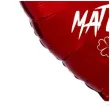 balon foliowy gratulacje z okazji zdania matury czerwony 18 hrt