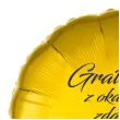 balon foliowy gratulacje z okazji zdania matury zloty 18 rnd