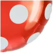 balon foliowy grochy czerwony arpex 18 rnd