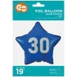 balon foliowy gwiazda 30 niebieski godan 19 str