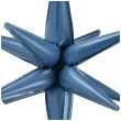 balon foliowy gwiazda 3d dekoracja na urodziny sylwestra granatowa matowa 20 str