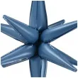 balon foliowy gwiazda 3d dekoracja na urodziny sylwestra granatowa matowa 28 str