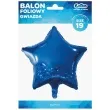 balon foliowy gwiazda granatowy metalik godan 19 str
